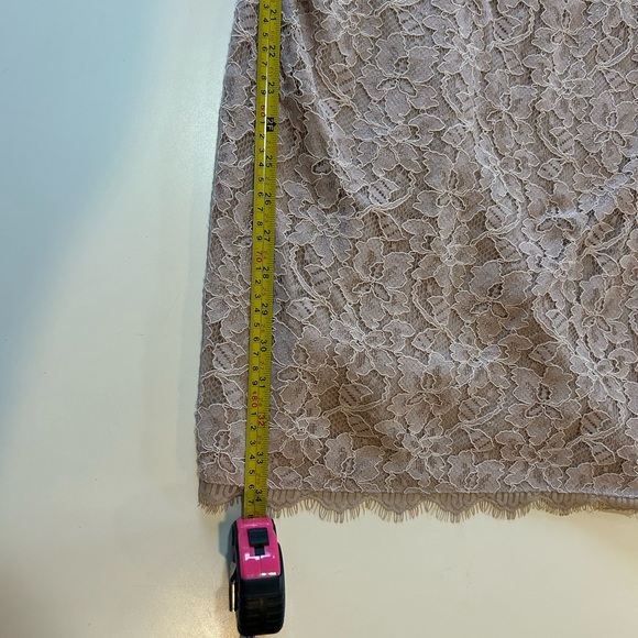 Diane Von Furstenberg Zaria Lace Dress in Champagne - Picture 10 of 12